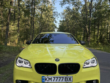 БМВ 5 Серия 2012 в Коростене на Automoto.ua Желтый БМВ 5 Серия, объемом двигателя 3 л и пробегом 264 тыс. км за 19000 $, фото 1 на Automoto.ua