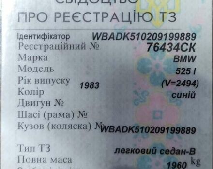 Серый БМВ 5 Серия, объемом двигателя 2.5 л и пробегом 100 тыс. км за 1500 $, фото 14 на Automoto.ua