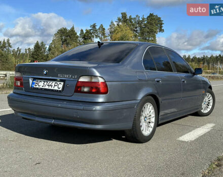 Серый БМВ 5 Серия, объемом двигателя 3 л и пробегом 316 тыс. км за 8000 $, фото 4 на Automoto.ua
