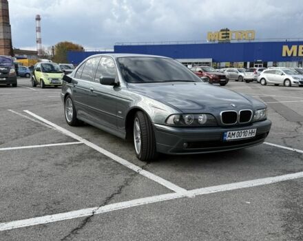Серый БМВ 5 Серия, объемом двигателя 3 л и пробегом 370 тыс. км за 8500 $, фото 2 на Automoto.ua