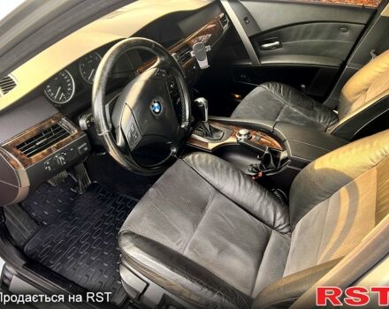 Серый БМВ 5 Серия, объемом двигателя 3 л и пробегом 245 тыс. км за 8500 $, фото 6 на Automoto.ua