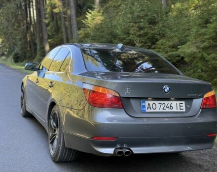Серый БМВ 5 Серия, объемом двигателя 3 л и пробегом 345 тыс. км за 9900 $, фото 4 на Automoto.ua