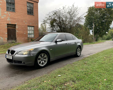 Серый БМВ 5 Серия, объемом двигателя 2.99 л и пробегом 368 тыс. км за 9450 $, фото 1 на Automoto.ua