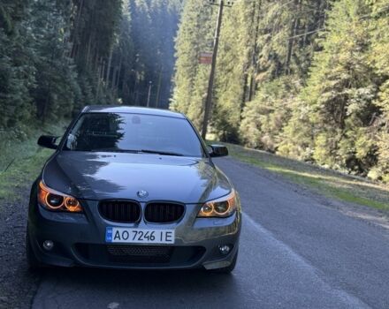 Серый БМВ 5 Серия, объемом двигателя 3 л и пробегом 345 тыс. км за 9900 $, фото 1 на Automoto.ua