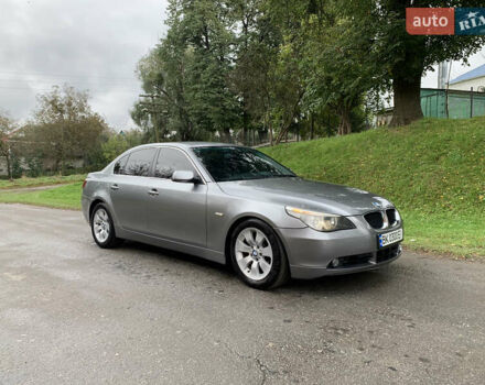Серый БМВ 5 Серия, объемом двигателя 2.99 л и пробегом 368 тыс. км за 9450 $, фото 2 на Automoto.ua