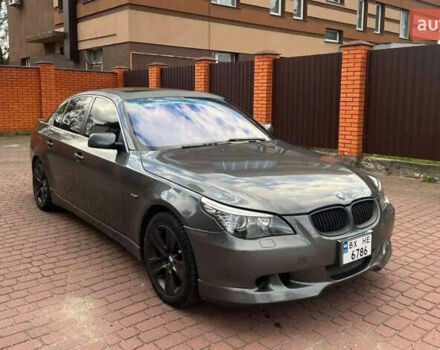БМВ 5 Серия 2007 в Хмельницком на Automoto.ua Серый БМВ 5 Серия, объемом двигателя 3 л и пробегом 365 тыс. км за 6799 $, фото 5 на Automoto.ua