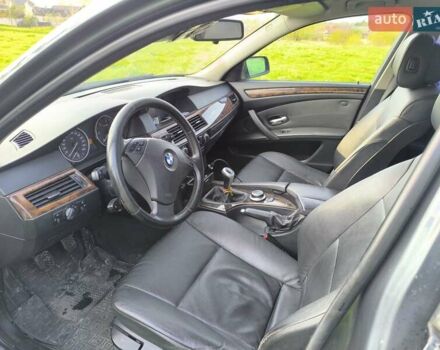 Серый БМВ 5 Серия, объемом двигателя 2 л и пробегом 314 тыс. км за 7499 $, фото 6 на Automoto.ua