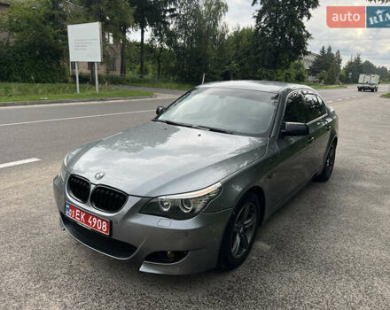 Серый БМВ 5 Серия, объемом двигателя 2 л и пробегом 330 тыс. км за 10350 $, фото 3 на Automoto.ua