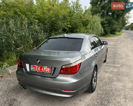 Серый БМВ 5 Серия, объемом двигателя 2 л и пробегом 330 тыс. км за 10350 $, фото 6 на Automoto.ua