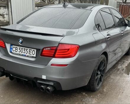 Серый БМВ 5 Серия, объемом двигателя 3 л и пробегом 288 тыс. км за 15799 $, фото 4 на Automoto.ua