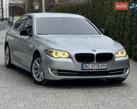Серый БМВ 5 Серия, объемом двигателя 2 л и пробегом 333 тыс. км за 14100 $, фото 2 на Automoto.ua
