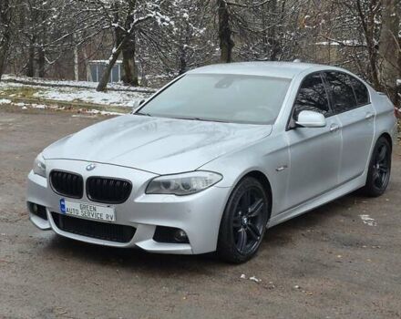 Серый БМВ 5 Серия, объемом двигателя 3 л и пробегом 279 тыс. км за 14899 $, фото 2 на Automoto.ua