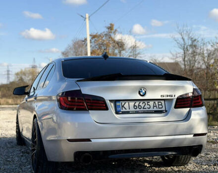 Серый БМВ 5 Серия, объемом двигателя 3 л и пробегом 223 тыс. км за 13000 $, фото 8 на Automoto.ua