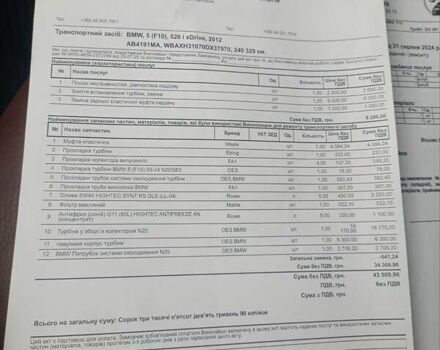 Серый БМВ 5 Серия, объемом двигателя 2 л и пробегом 243 тыс. км за 14000 $, фото 23 на Automoto.ua