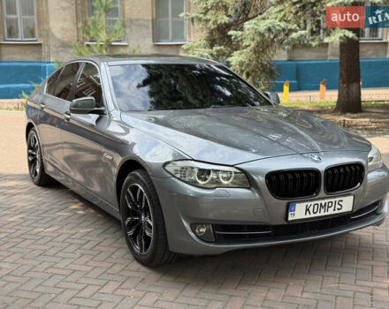 Серый БМВ 5 Серия, объемом двигателя 2 л и пробегом 178 тыс. км за 15300 $, фото 2 на Automoto.ua
