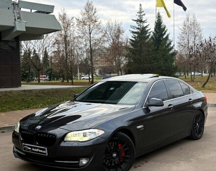 Серый БМВ 5 Серия, объемом двигателя 3 л и пробегом 210 тыс. км за 14600 $, фото 1 на Automoto.ua