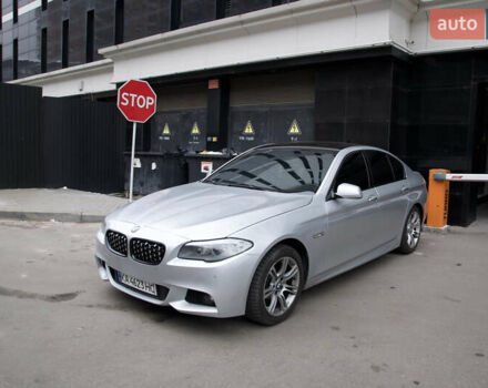 Серый БМВ 5 Серия, объемом двигателя 2 л и пробегом 186 тыс. км за 15000 $, фото 1 на Automoto.ua