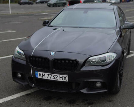 Серый БМВ 5 Серия, объемом двигателя 2 л и пробегом 177 тыс. км за 13200 $, фото 1 на Automoto.ua