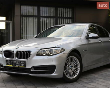 Серый БМВ 5 Серия, объемом двигателя 2 л и пробегом 123 тыс. км за 19899 $, фото 1 на Automoto.ua