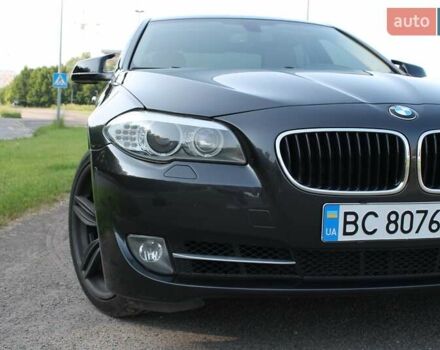 Серый БМВ 5 Серия, объемом двигателя 2 л и пробегом 175 тыс. км за 13350 $, фото 1 на Automoto.ua