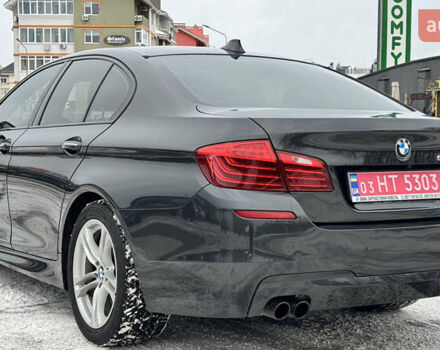 Серый БМВ 5 Серия, объемом двигателя 2 л и пробегом 195 тыс. км за 14600 $, фото 6 на Automoto.ua