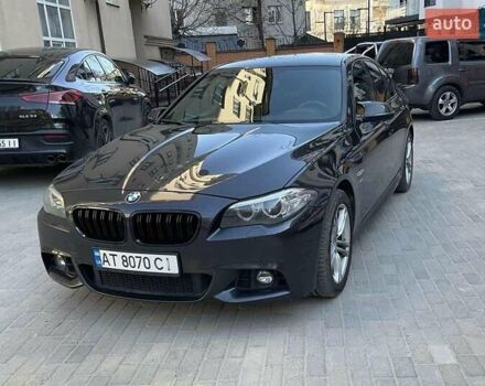 Серый БМВ 5 Серия, объемом двигателя 2 л и пробегом 212 тыс. км за 15500 $, фото 1 на Automoto.ua