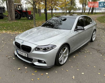 Серый БМВ 5 Серия, объемом двигателя 3 л и пробегом 203 тыс. км за 19999 $, фото 3 на Automoto.ua