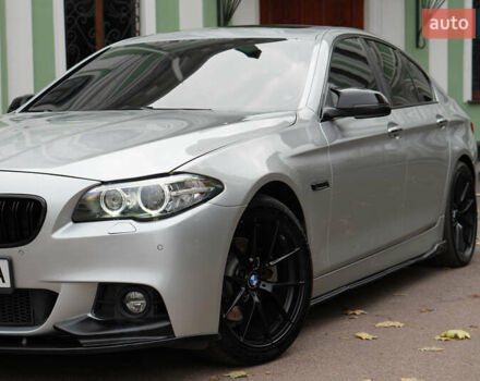Серый БМВ 5 Серия, объемом двигателя 2 л и пробегом 212 тыс. км за 14000 $, фото 1 на Automoto.ua