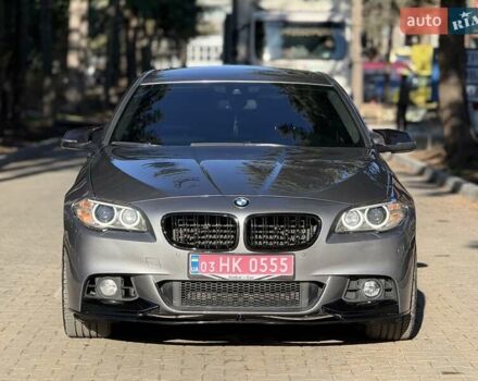 Серый БМВ 5 Серия, объемом двигателя 3 л и пробегом 183 тыс. км за 23550 $, фото 2 на Automoto.ua