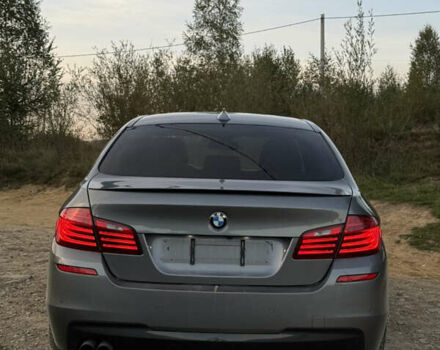 Серый БМВ 5 Серия, объемом двигателя 2 л и пробегом 202 тыс. км за 25999 $, фото 5 на Automoto.ua