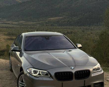 Серый БМВ 5 Серия, объемом двигателя 2 л и пробегом 202 тыс. км за 25999 $, фото 2 на Automoto.ua