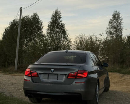 Серый БМВ 5 Серия, объемом двигателя 2 л и пробегом 202 тыс. км за 25999 $, фото 3 на Automoto.ua