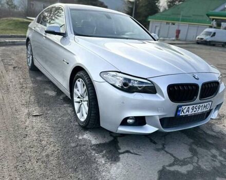Серый БМВ 5 Серия, объемом двигателя 2 л и пробегом 182 тыс. км за 19999 $, фото 1 на Automoto.ua