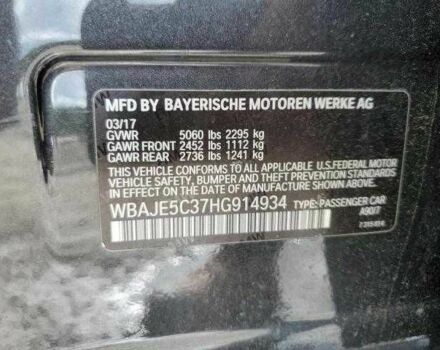 Серый БМВ 5 Серия, объемом двигателя 3 л и пробегом 71 тыс. км за 10200 $, фото 11 на Automoto.ua