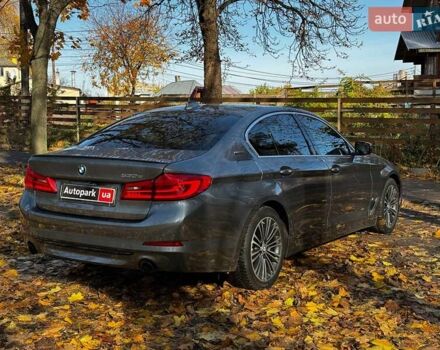 Серый БМВ 5 Серия, объемом двигателя 2 л и пробегом 47 тыс. км за 28340 $, фото 6 на Automoto.ua