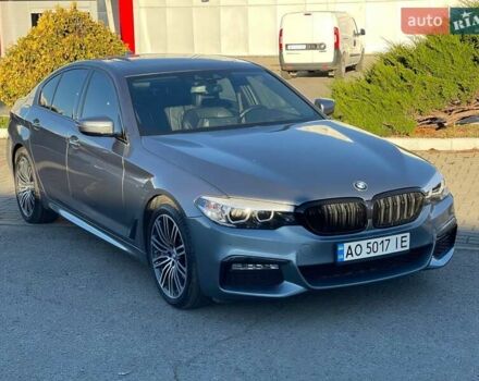 Серый БМВ 5 Серия, объемом двигателя 2 л и пробегом 206 тыс. км за 27900 $, фото 1 на Automoto.ua