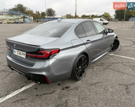 Серый БМВ 5 Серия, объемом двигателя 3 л и пробегом 94 тыс. км за 39000 $, фото 5 на Automoto.ua