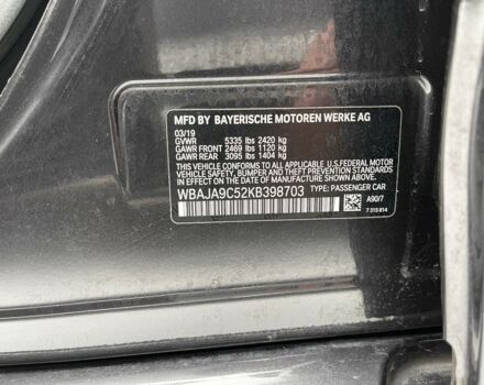 Серый БМВ 5 Серия, объемом двигателя 2 л и пробегом 170 тыс. км за 23900 $, фото 15 на Automoto.ua