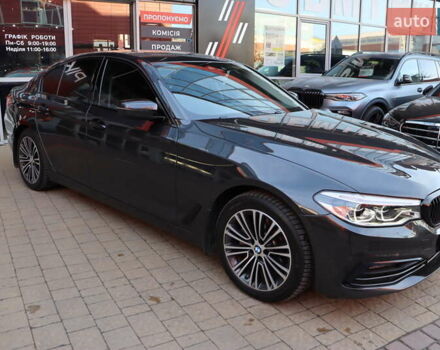 Серый БМВ 5 Серия, объемом двигателя 2 л и пробегом 74 тыс. км за 41900 $, фото 4 на Automoto.ua