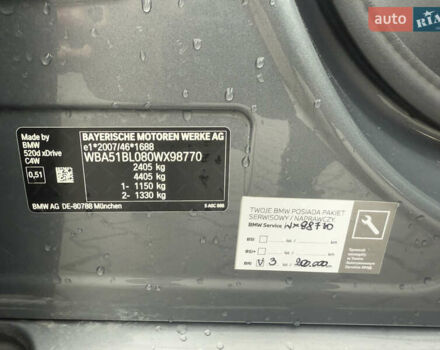 Серый БМВ 5 Серия, объемом двигателя 2 л и пробегом 27 тыс. км за 58700 $, фото 155 на Automoto.ua