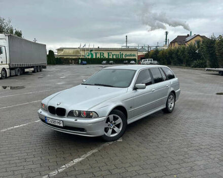 Серый БМВ 5 Серия, объемом двигателя 2.5 л и пробегом 383 тыс. км за 5500 $, фото 1 на Automoto.ua