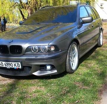 Серый БМВ 5 Серия, объемом двигателя 3 л и пробегом 364 тыс. км за 10000 $, фото 84 на Automoto.ua