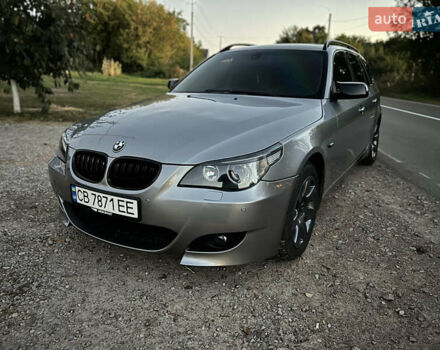 Серый БМВ 5 Серия, объемом двигателя 2.99 л и пробегом 286 тыс. км за 9000 $, фото 2 на Automoto.ua