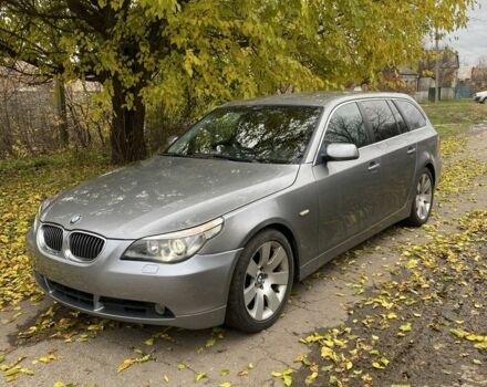 Серый БМВ 5 Серия, объемом двигателя 3 л и пробегом 360 тыс. км за 4900 $, фото 2 на Automoto.ua