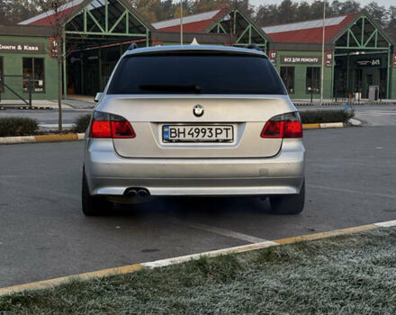 Серый БМВ 5 Серия, объемом двигателя 3 л и пробегом 343 тыс. км за 8400 $, фото 4 на Automoto.ua