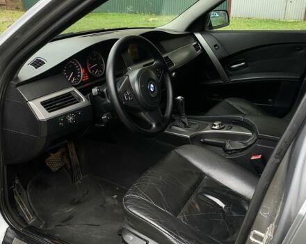 Серый БМВ 5 Серия, объемом двигателя 3 л и пробегом 360 тыс. км за 4900 $, фото 6 на Automoto.ua