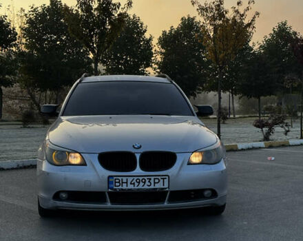 Серый БМВ 5 Серия, объемом двигателя 3 л и пробегом 343 тыс. км за 8400 $, фото 1 на Automoto.ua