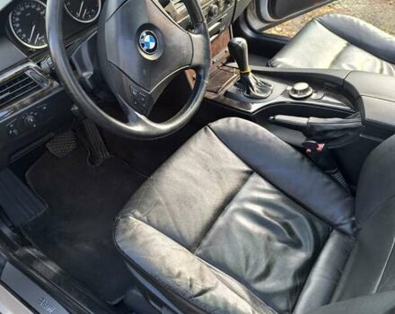 Серый БМВ 5 Серия, объемом двигателя 3 л и пробегом 295 тыс. км за 7800 $, фото 10 на Automoto.ua