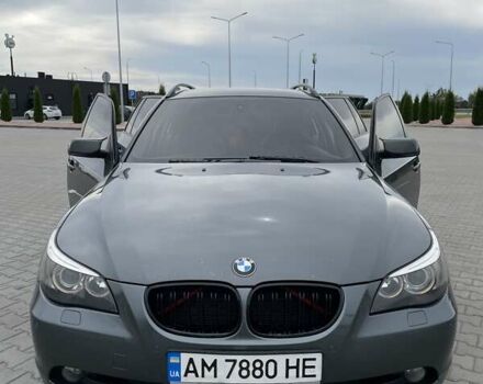 Серый БМВ 5 Серия, объемом двигателя 2 л и пробегом 437 тыс. км за 6200 $, фото 3 на Automoto.ua
