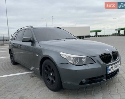 Серый БМВ 5 Серия, объемом двигателя 2 л и пробегом 437 тыс. км за 6500 $, фото 7 на Automoto.ua